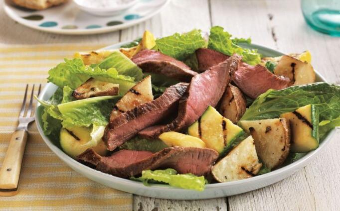 Sizzling Steak and Potato Salad